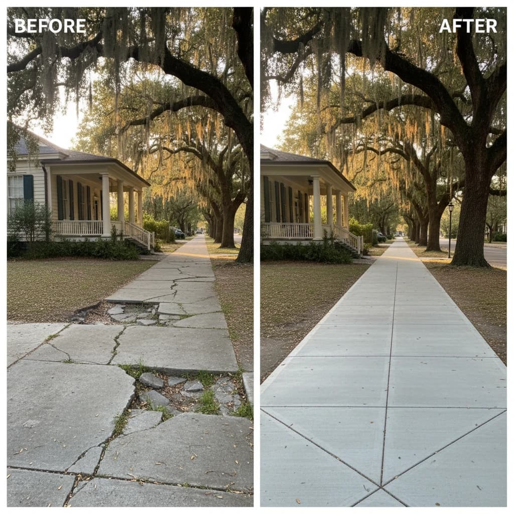 Private Sidewalks before/after 3